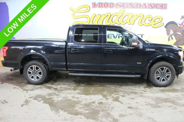 2017 Ford F-150 XL in Black — front three-quarter view
