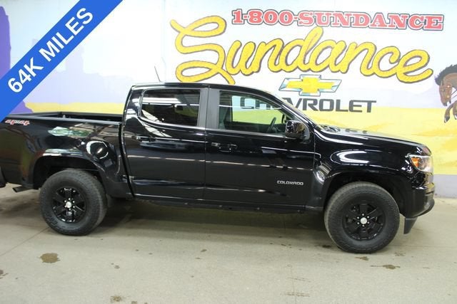 2019 Chevrolet Colorado 4WD Work Truck in Black — front three-quarter view