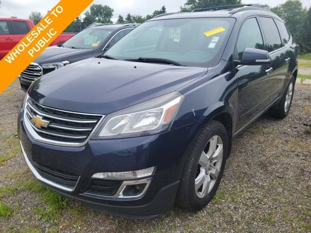 2016 Chevrolet Traverse LT in Blue Velvet Metallic — front three-quarter view