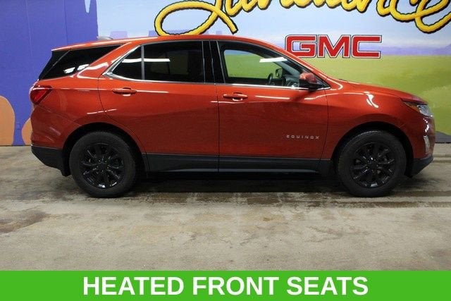 2020 Chevrolet Equinox LT in Cayenne Orange Metallic — front three-quarter view