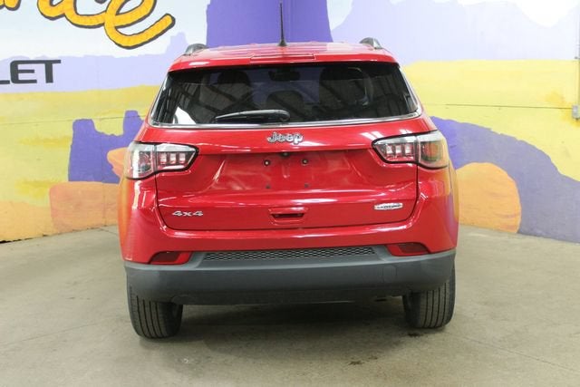 2018 Jeep Compass — rear three-quarter view