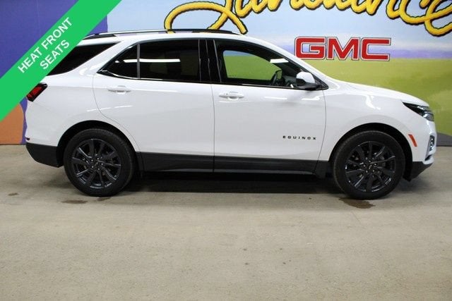 2024 Chevrolet Equinox RS in Summit White — front three-quarter view
