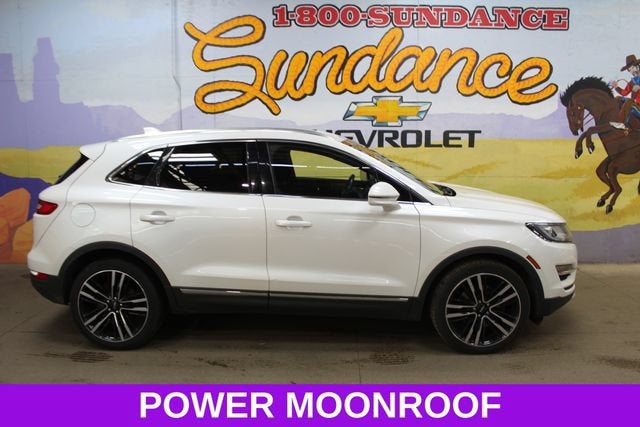 2017 Lincoln MKC Reserve in White — front three-quarter view