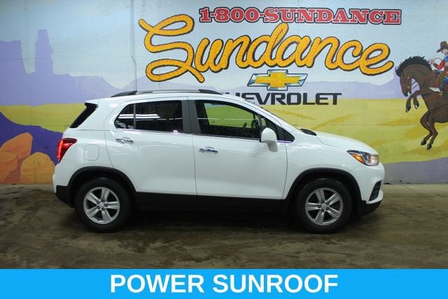2017 Chevrolet Trax LT in Summit White — front three-quarter view