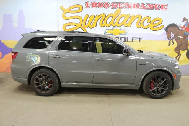 2023 Dodge Durango R/T Plus AWD in Gray — front three-quarter view