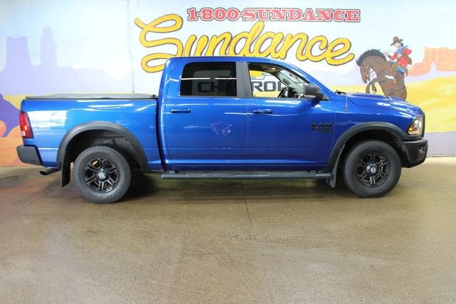 2019 RAM 1500 Classic SLT in Blue Streak Pea — front three-quarter view