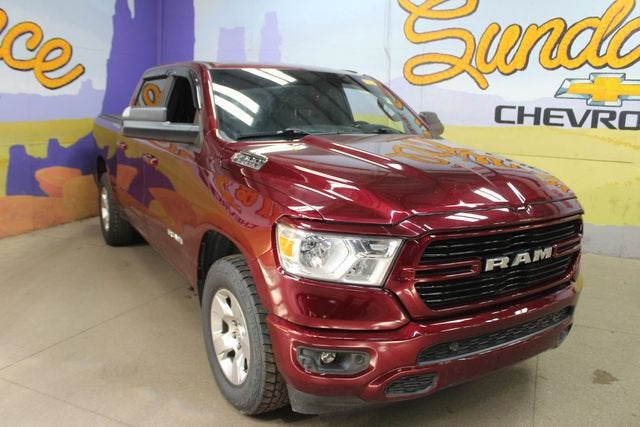 2019 RAM 1500 — rear three-quarter view
