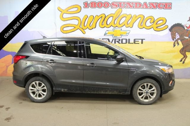 2019 Ford Escape SE in Gray — front three-quarter view