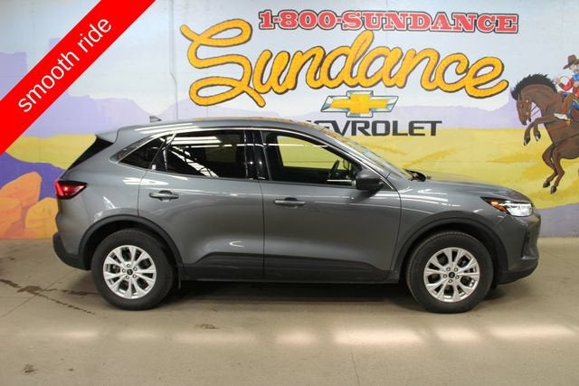 2024 Ford Escape Active in Grey — front three-quarter view