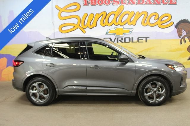 2023 Ford Escape ST-Line in Gray — front three-quarter view