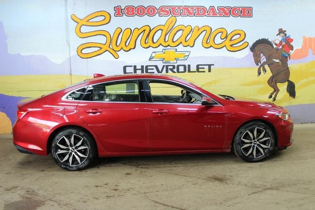2016 Chevrolet Malibu LT in Red — front three-quarter view