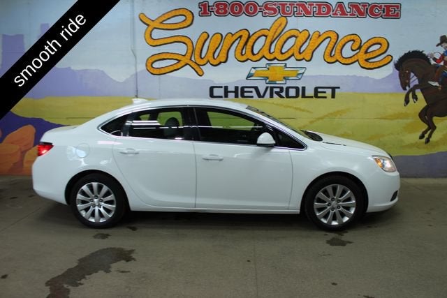 2017 Buick Verano Base in White — front three-quarter view