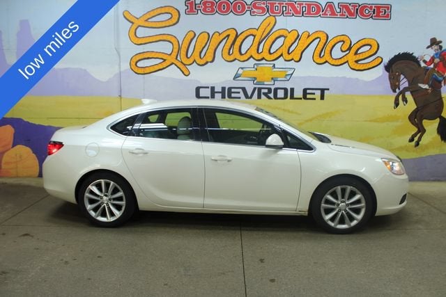 2016 Buick Verano Convenience 1 in White — front three-quarter view