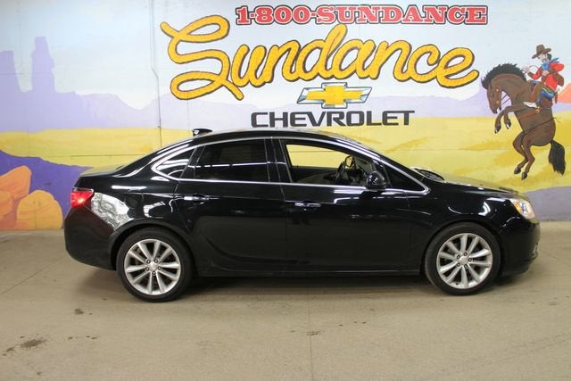 2017 Buick Verano Leather Group in Black — front three-quarter view