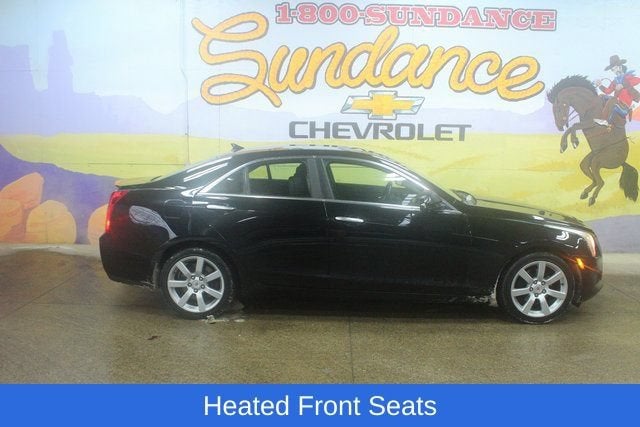 2014 Cadillac ATS Standard RWD in Black — front three-quarter view