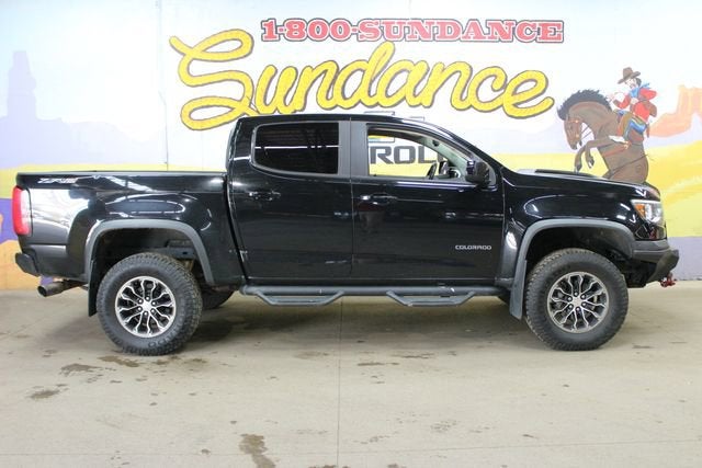 2018 Chevrolet Colorado 4WD ZR2 in Black — front three-quarter view