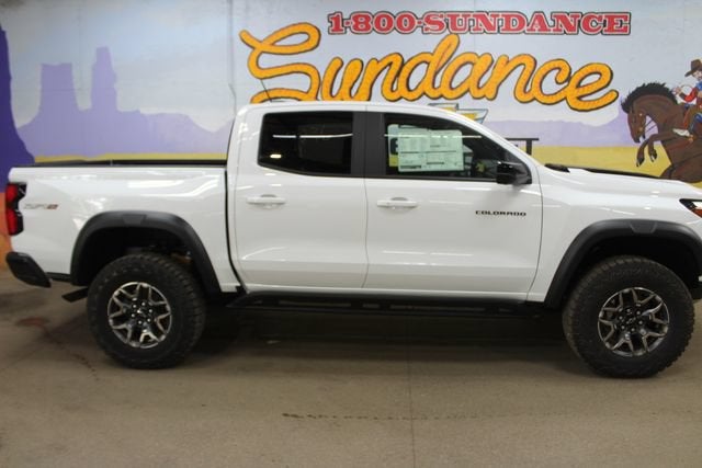 2026 Chevrolet Colorado ZR2 in Summit White — front three-quarter view