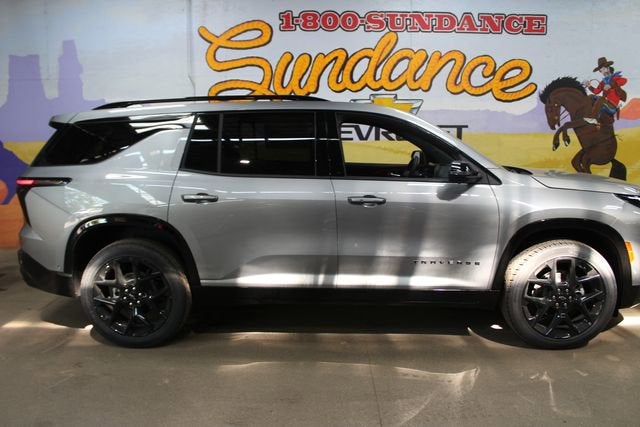 2026 Chevrolet Traverse RS in Sterling Gray Metallic — front three-quarter view