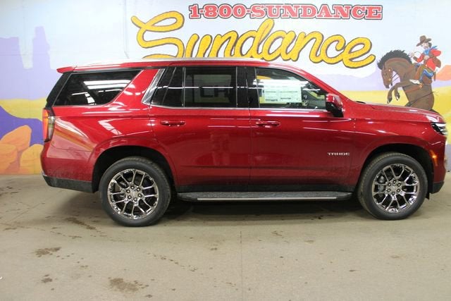 2026 Chevrolet Tahoe LS in Radiant Red Tintcoat — front three-quarter view