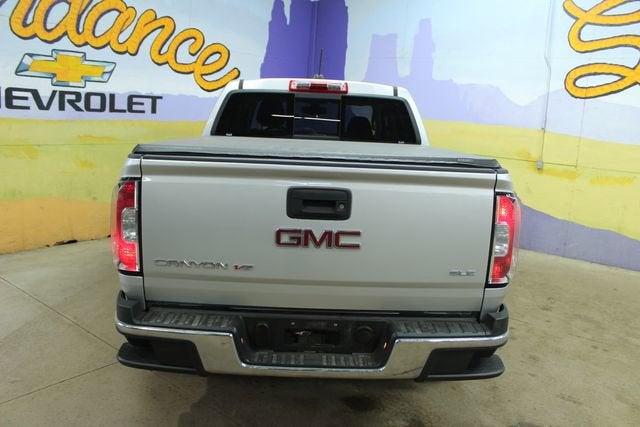 2018 GMC Canyon — rear three-quarter view