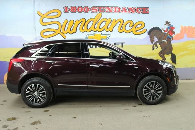2018 Cadillac XT5 Luxury AWD in Red — front three-quarter view