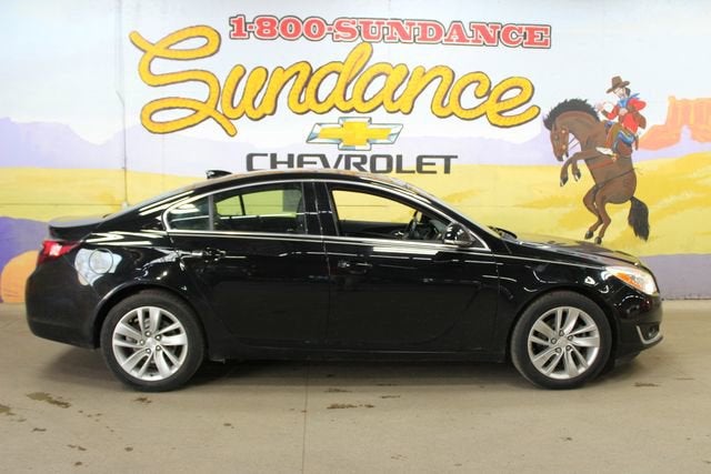 2017 Buick Regal Premium II in Black Onyx — front three-quarter view