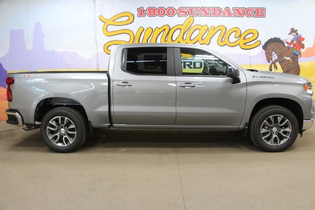 2026 Chevrolet Silverado 1500 LT (2FL) in Sterling Gray Metallic — front three-quarter view