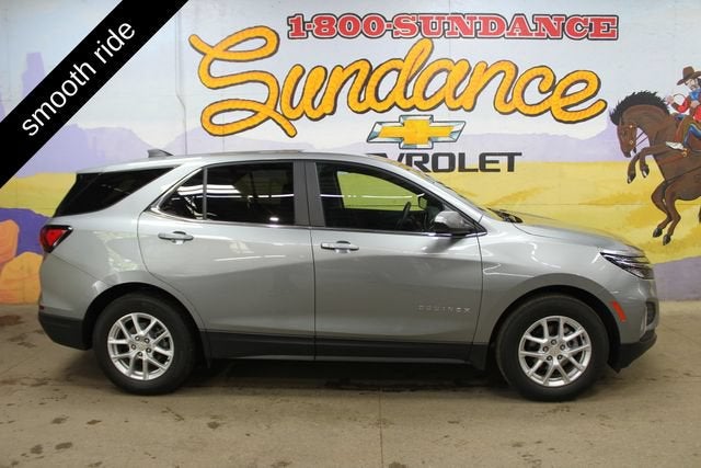 2023 Chevrolet Equinox LT in Sterling Gray Metallic — front three-quarter view