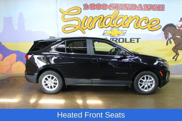 2024 Chevrolet Equinox LT in Mosaic Black Metallic — front three-quarter view
