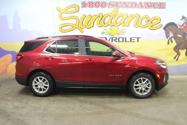 2024 Chevrolet Equinox LT in Radiant Red Tintcoat — front three-quarter view