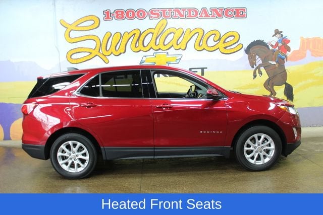 2020 Chevrolet Equinox LT in Cajun Red Tintcoat — front three-quarter view