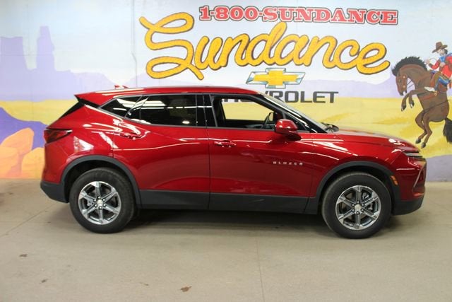 2025 Chevrolet Blazer 2LT in Radiant Red Tintcoat — front three-quarter view
