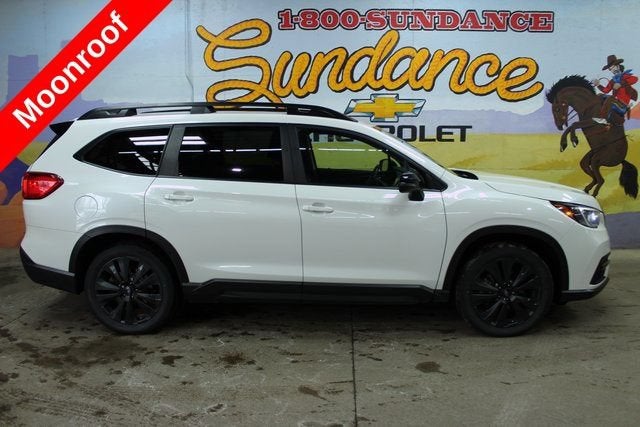 2022 Subaru Ascent Onyx in White — front three-quarter view