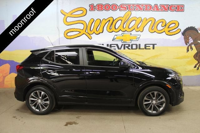 2020 Buick Encore GX Select in Ebony Twilight Metallic — front three-quarter view
