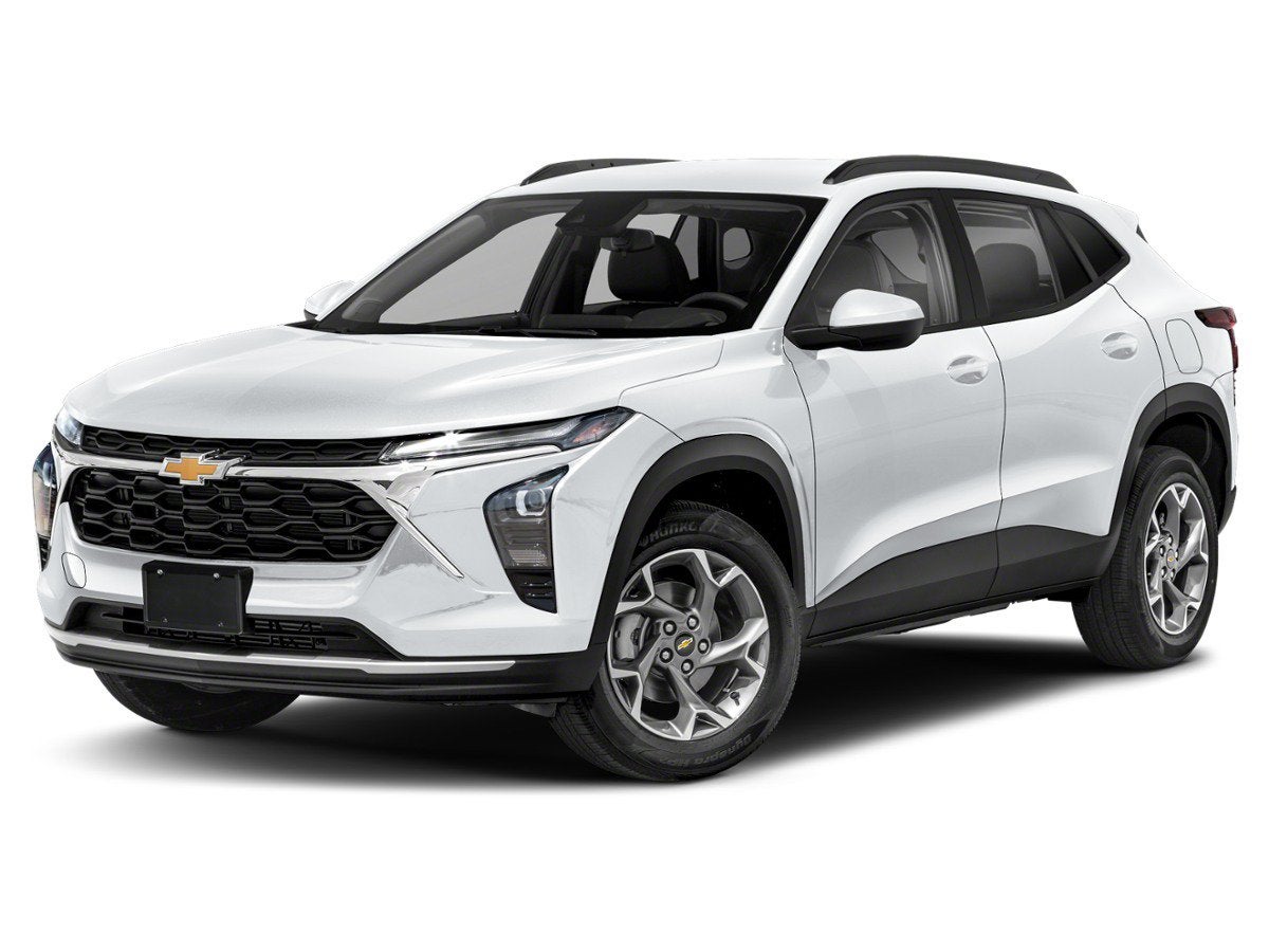 2026 Chevrolet Trax LT in Cypress Gray — front three-quarter view