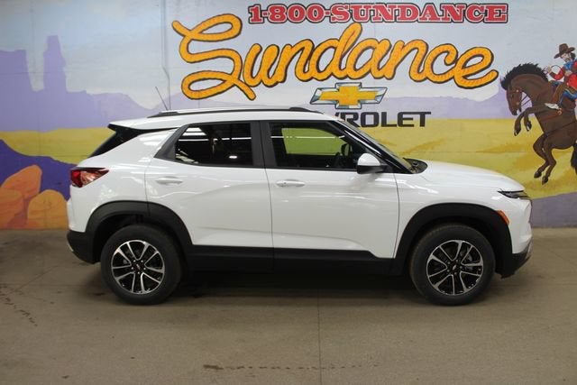 2026 Chevrolet Trailblazer LT in Summit White — front three-quarter view