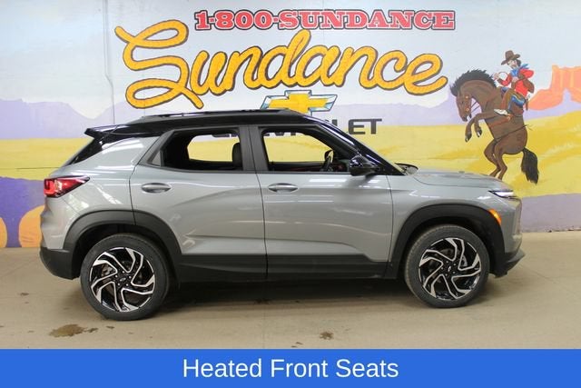 2025 Chevrolet Trailblazer RS in Sterling Gray Metallic — front three-quarter view