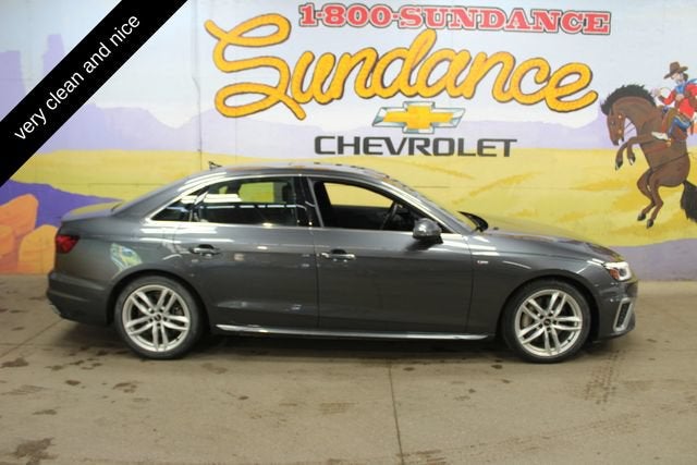 2022 Audi A4 Premium Plus 45 TFSI S line quattro S tronic in Gray — front three-quarter view