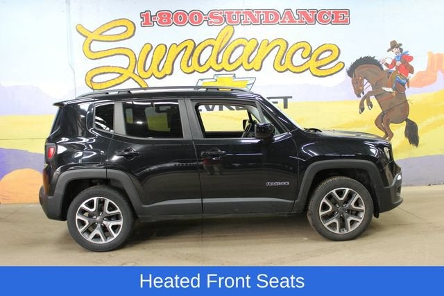 2018 Jeep Renegade Latitude 4x4 in Black — front three-quarter view